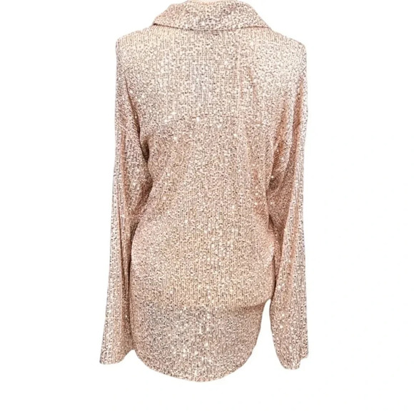 Sewn & Seed Sequin Blouse NWT - Picture 2 of 5